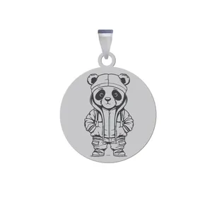 آویز گردنبند زنانه و مردانه هایکا مدل خرس کد ja.h 195