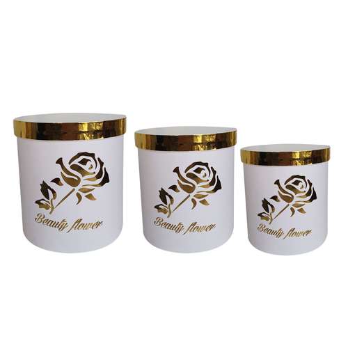 باکس گل مدل rose مجموعه سه عددی