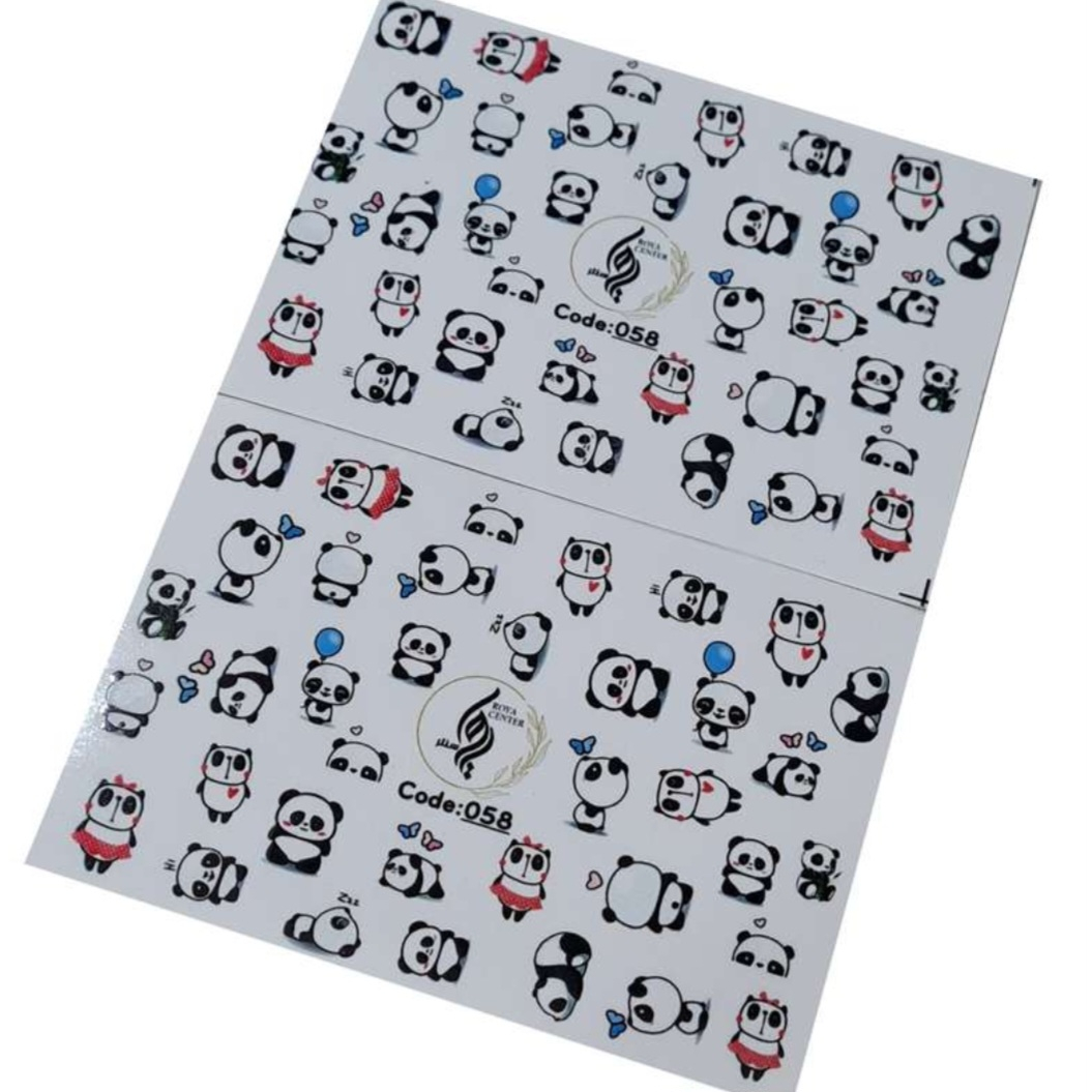 برچسب لنز ناخن رویاسنتر مدل 058LL مجموعه 2 عددی