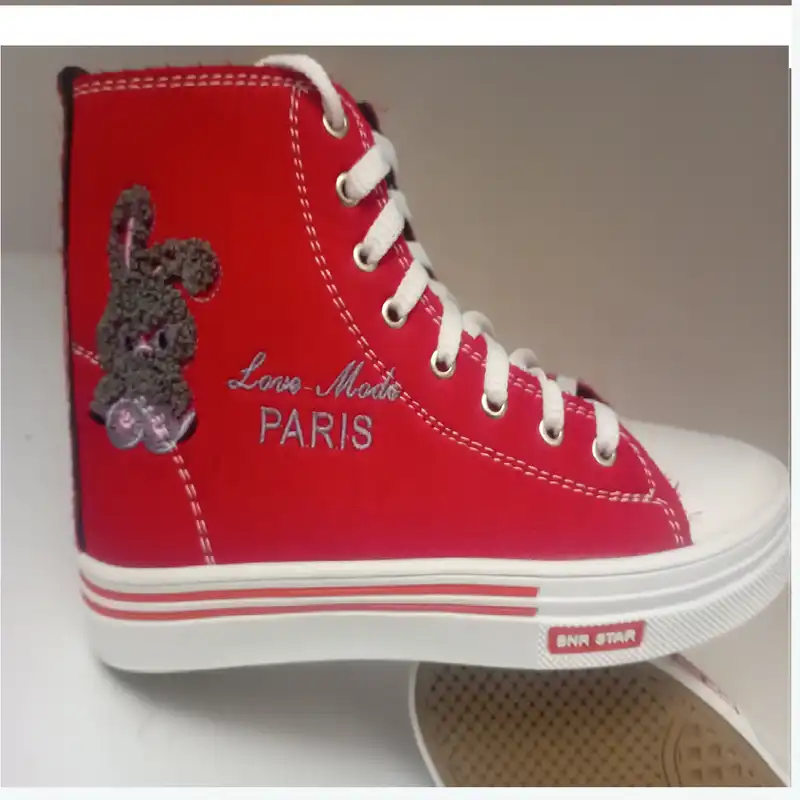 کفش پیاده روی زنانه مدل آل استار ساقدار خرگوشی کد 54