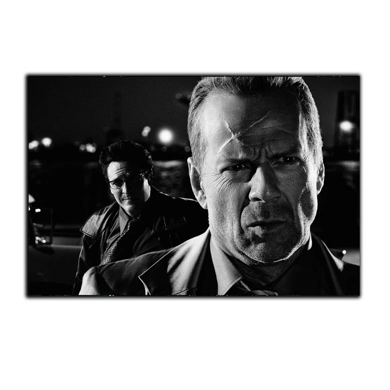 تابلو شاسی بکلیت طرح فیلم Sin City بروس ویلیس مدل SH-S4269