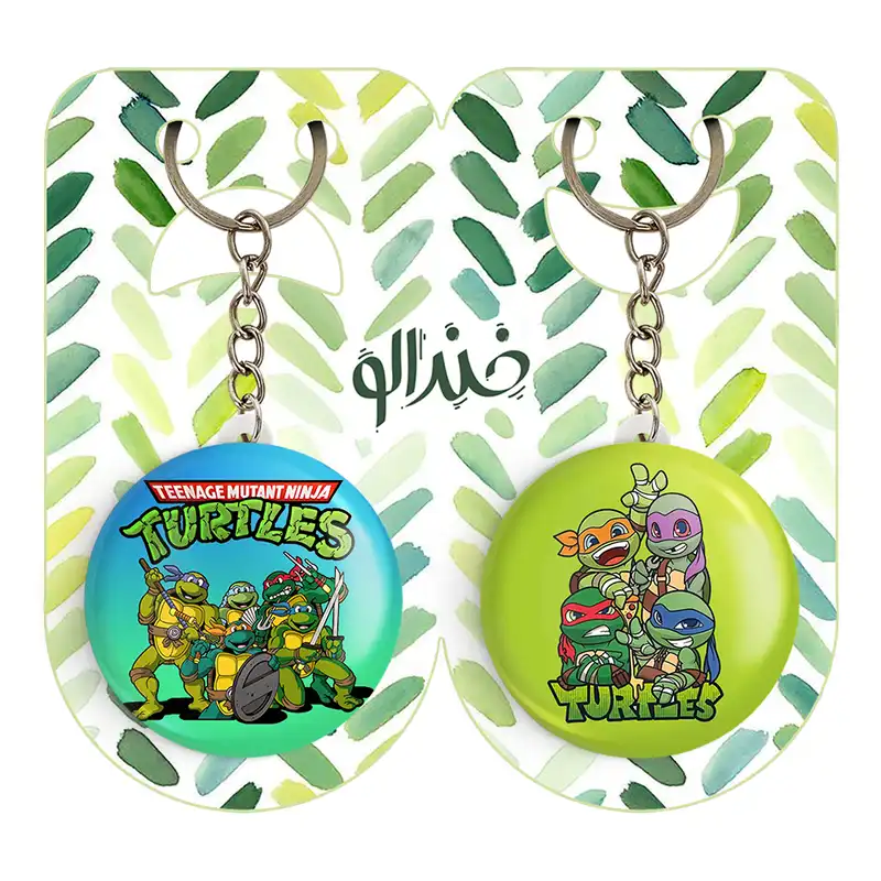 جاکلیدی خندالو مدل لاکپشت های نینجا کد 1321513209 مجموعه 2 عددی