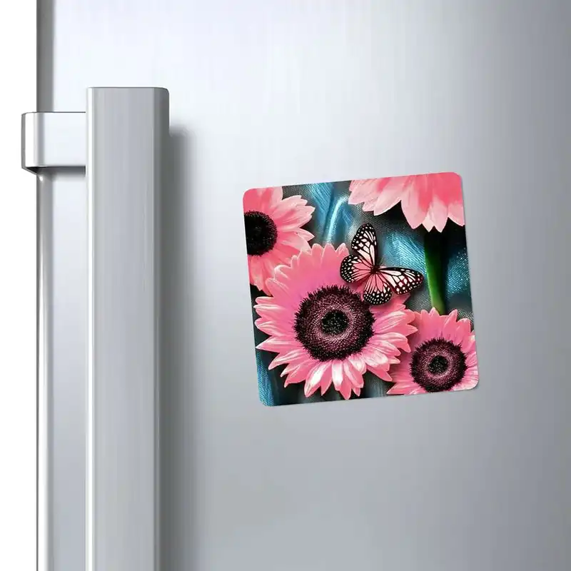 مگنت طرح گل و پروانه مدل mg10214