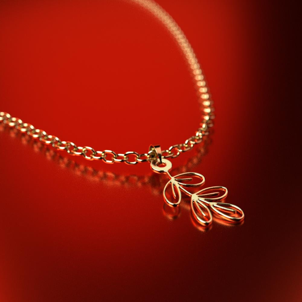 آویز گردنبند طلا 18 عیار زنانه مدوپد مدل برگ کد PA1-10076 آویز گردنبند طلا 18 عیار زنانه مدوپد مدل برگ کد PA1-10076