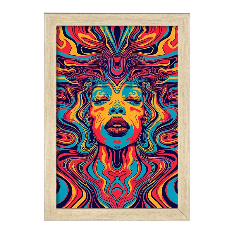 تابلو خندالو مدل انسان انتزاعی کد F4670