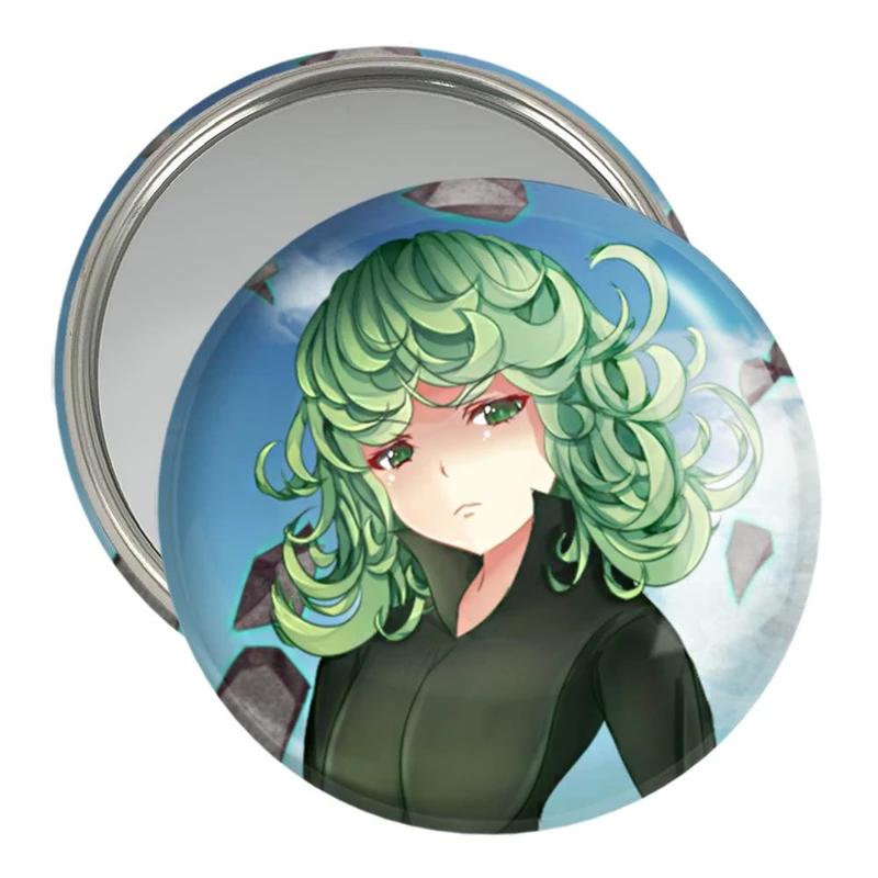 آینه جیبی خندالو مدل  تاتسوماکی انیمه مرد تک مشتی One Punch Man  کد 11347