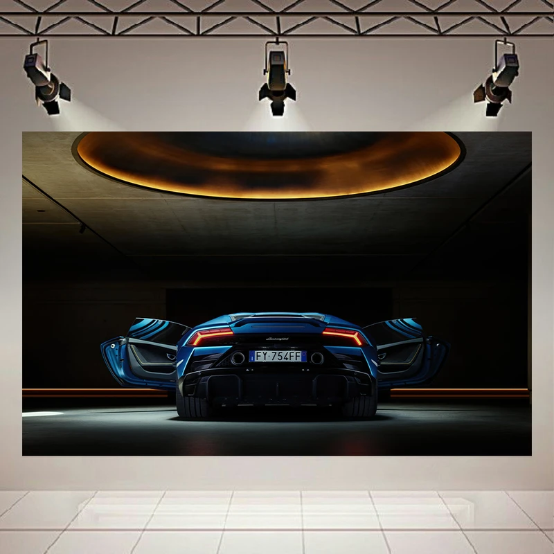 تابلو شاسی طرح ماشین مدل Lamborghini Huracan Evo کد AR719