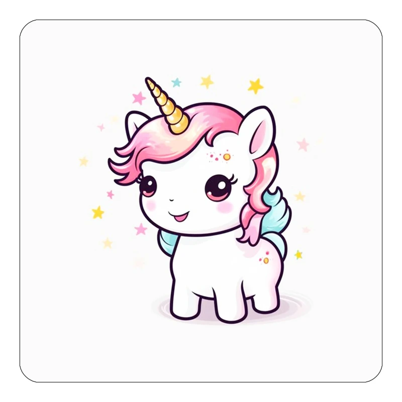 مگنت کاکتی طرح اسب تک شاخ و یونیکورن مدل mp32166