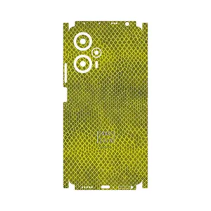 MAHOOT Yellow Snake Skin-FullSkin Cover Sticker for Xiaomi Poco F5