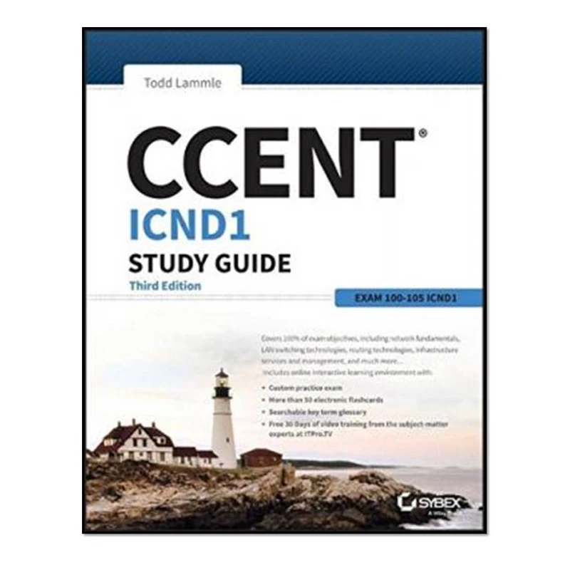 کتاب CCENT ICND1 Study Guide: Exam 100-105, 3rd Edition اثر  Todd Lammle  انتشارات مؤلفین طلایی