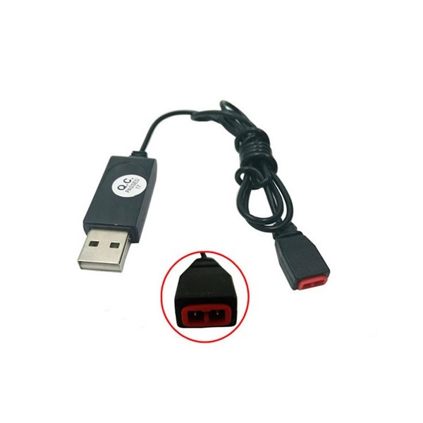 شارژر باتری کواد کوپتر مدل USB_3.7v_MJX_ X5uw به همراه سوکت MJX