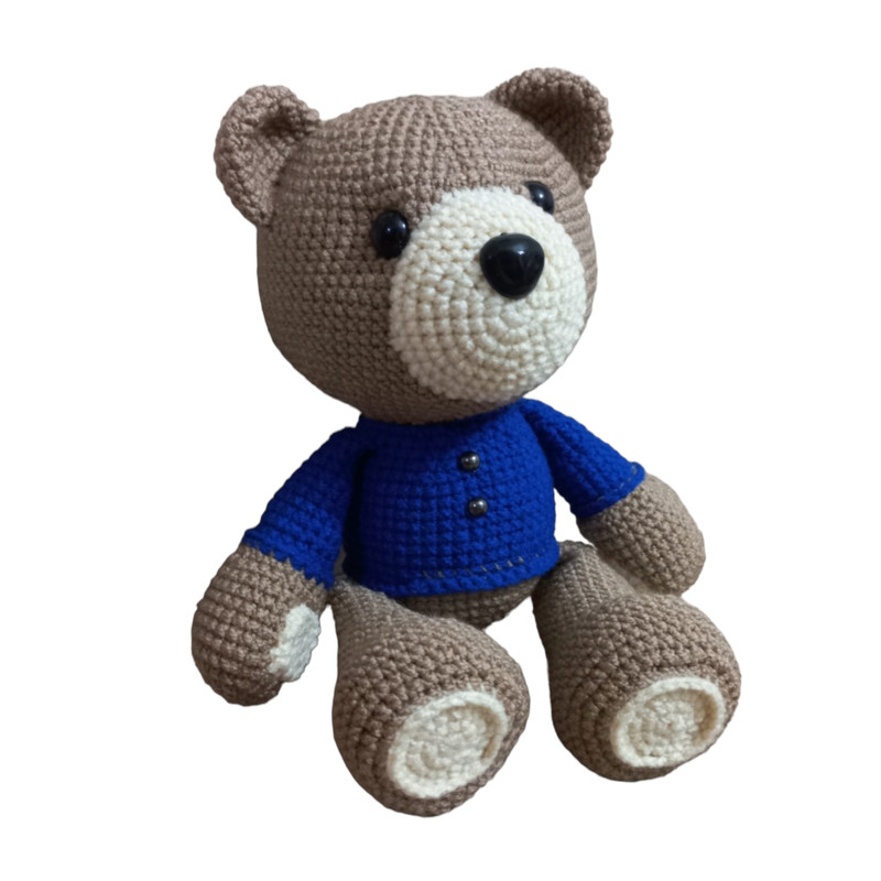 عروسک بافتنی مدل خرس تدی