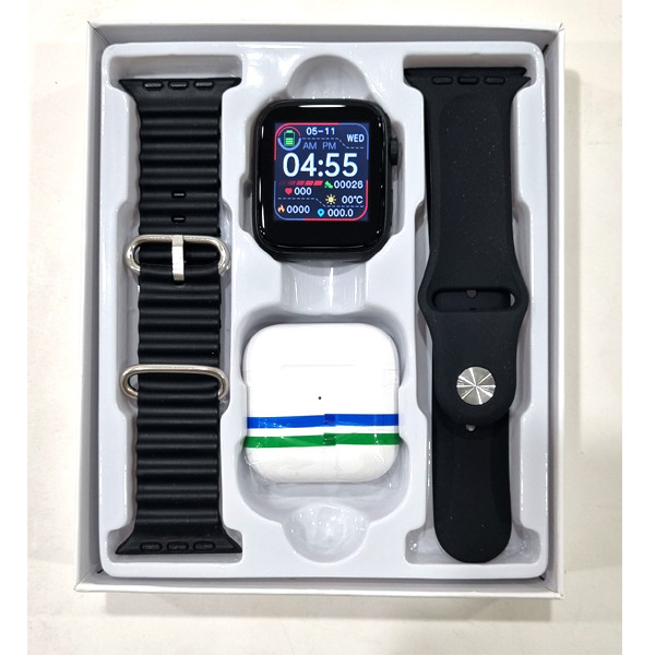 ساعت هوشمند مدل w26 pro max watch plus به همراه هندزفری بلوتوثی