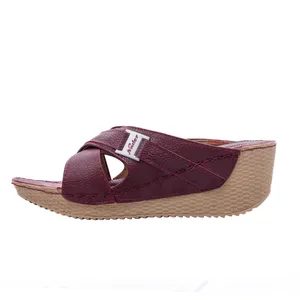 دمپایی زنانه نادر کد 64 رنگ زرشکی