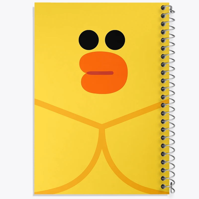 دفتر مشق 50 برگ خندالو طرح جوجه کیوت کد F714