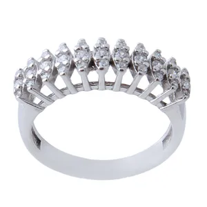    انگشتر نقره زنانه بازرگانی میلادی کد AWR_682