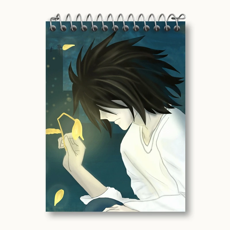 دفتر یادداشت 50 برگ خندالو مدل ال لاولیت انیمه دفترچه مرگ Death Note کد 11322