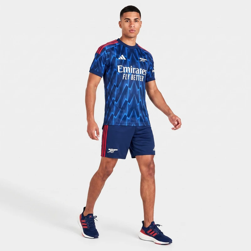 ست تی‌شرت آستین کوتاه و شلوارک ورزشی مردانه مدل آرسنال Away 2026