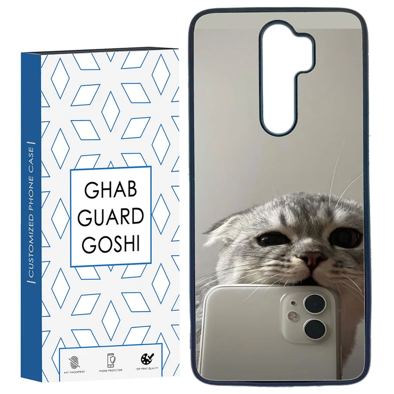 کاور قاب گارد گوشی طرح گربه سلفی کد TPU-206 مناسب برای گوشی موبایل شیائومی Redmi Note 8 PRO