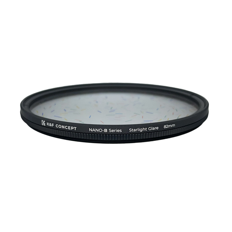 فیلتر لنز کی اند اف مدل COLORED DIFFRACTION STAR STARLIGHT GLARE NANO-B -82MM