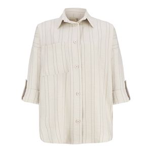 مانتو زنانه السانا مدل روبیتا کد 217479 رنگ سفید