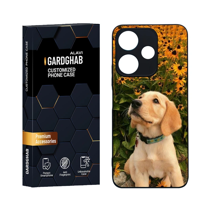 کاور گارد قاب علوی مدل دورژله ای حیوانات مناسب برای گوشی موبایل شیائومی Redmi 13 4G / 5G