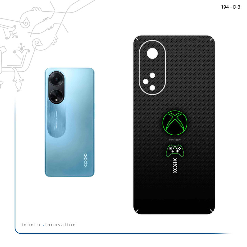 برچسب پوششی ماهوت مدل XBOX مناسب برای گوشی موبایل اپو A98