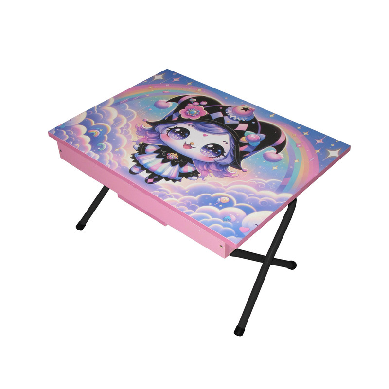 میز تحریر پایه کوتاه میزیمو مدل کرومی کد 3415