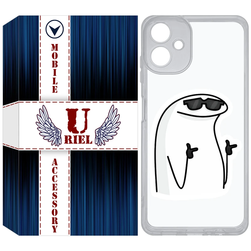 کاور یوریل قاب مدل Clear کد 78 طرح آفکورس مناسب برای گوشی موبایل سامسونگ Galaxy A06