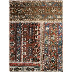 کلاژ فرش دستبافت نیم متری فرش هریس کد 101909