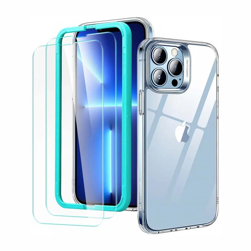 کاور ای اِس آر مدل Classic Hybrid مناسب برای گوشی موبایل اپل iPhone 13 Pro به همراه محافظ صفحه نمایش بسته 2 عددی