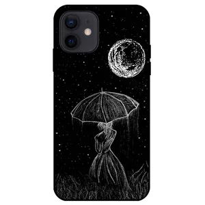 Megafone Girl and Moon 1369 Cover For Apple iPhone 12