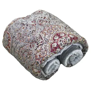 لحاف کرسی مدل ترمه جیران  کد 1501 سایز 300x300 سانتی متر
