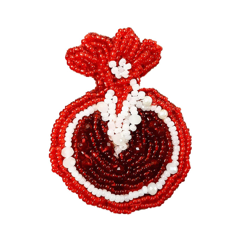 سنجاق سینه دخترانه طرح انار سنجاق سینه دخترانه طرح انار