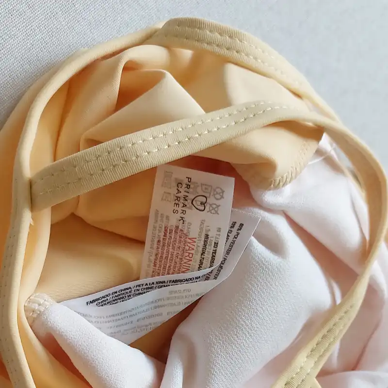 مایو دخترانه پیریمارک مدل عروسکی01 رنگ زرد