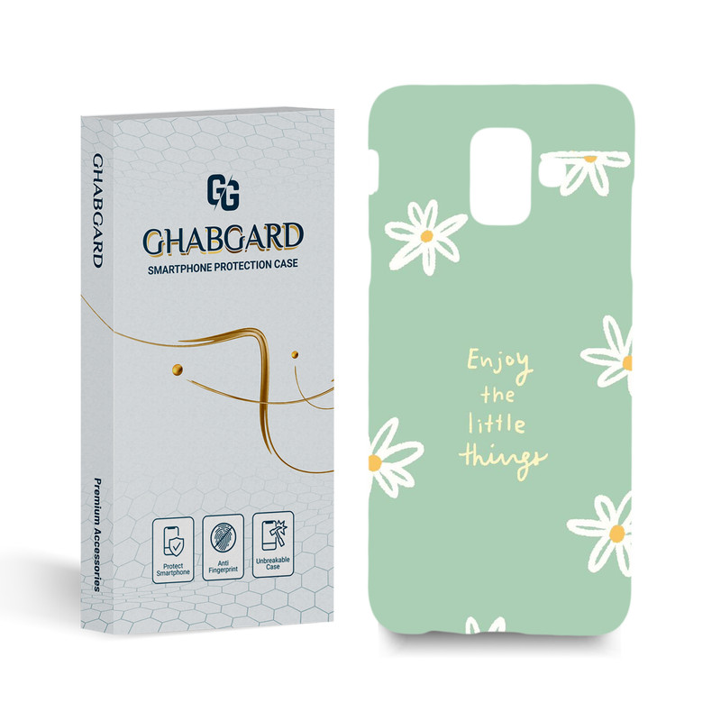  کاور قاب گارد مدل گل مناسب برای گوشی موبایل سامسونگ galaxy a6 
