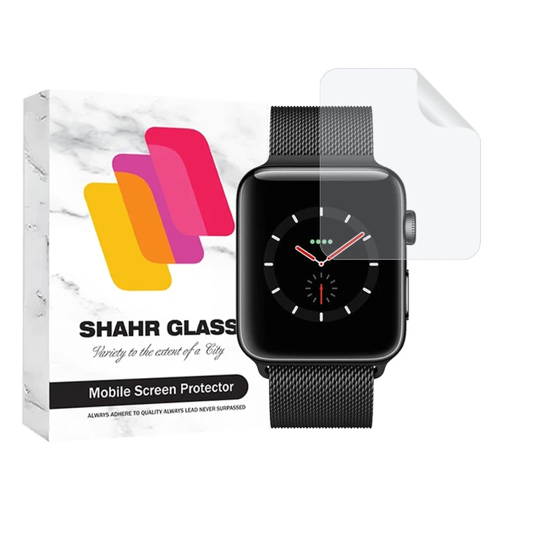 محافظ صفحه نمایش نانو شهر گلس مدل MTBWSH مناسب برای اپل واچ  series 3 42 mm