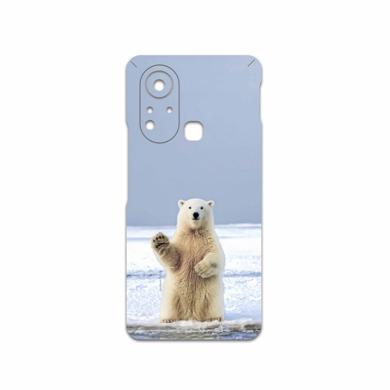 برچسب پوششی ماهوت مدل Polar-bear مناسب برای گوشی موبایل اینفینیکس Hot 11s