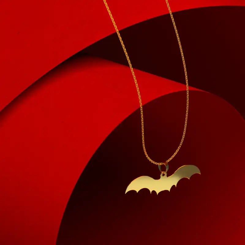 گردنبند طلا 18 عیار زنانه مدوپد مدل هالووین کد G3-1-1029