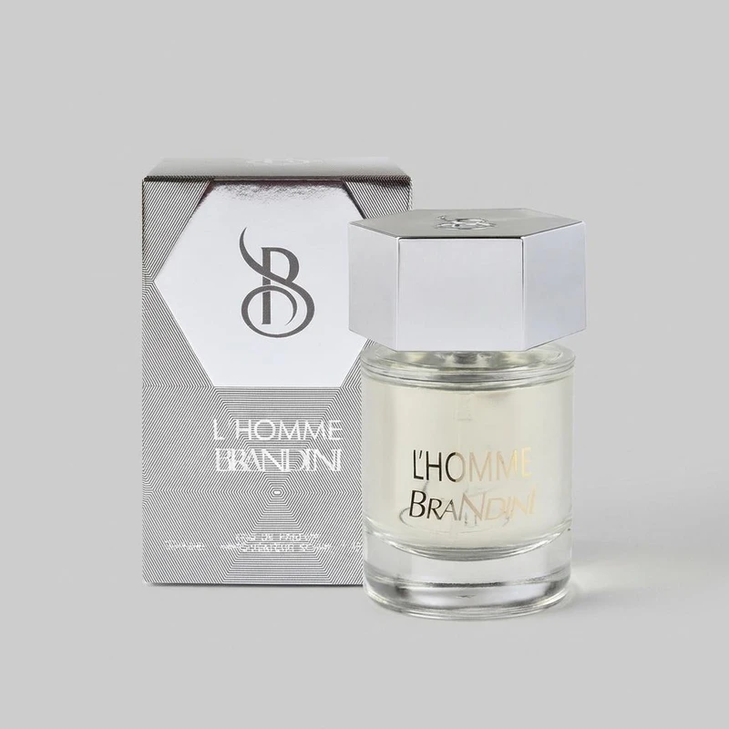 عطر جیبی مردانه برندینی مدل  L HOMME با رایحه خنک و شیرین حجم 33 میلی‌لیتر