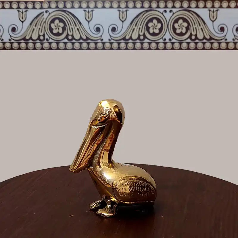 مجسمه برنجی مدل پلیکان