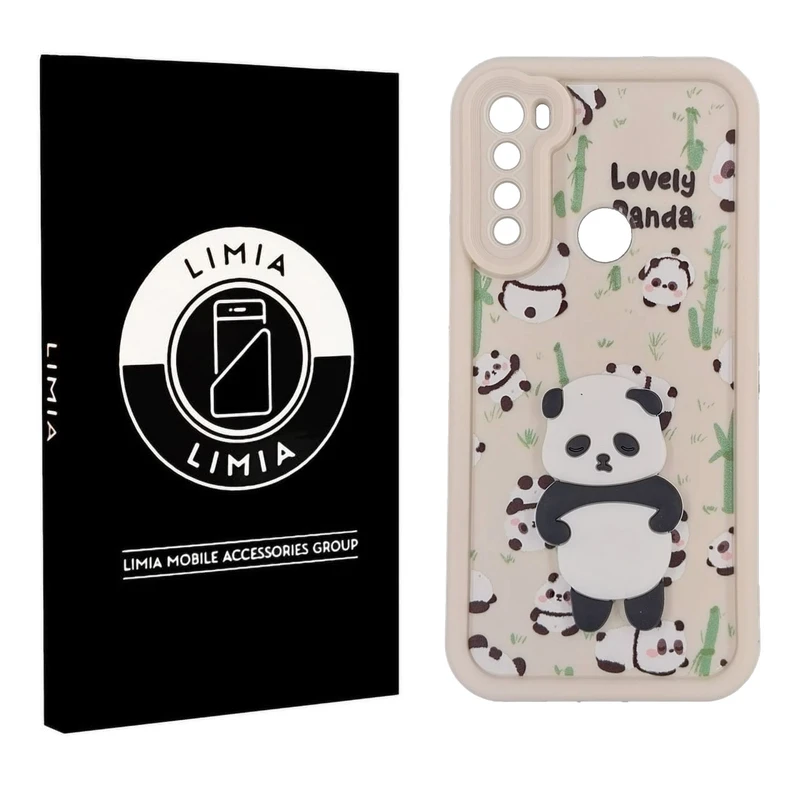 کاور لیمیا مدل سولید لنزدار طرح عروسکی برجسته مناسب برای گوشی موبایل شیائومی Redmi Note 8