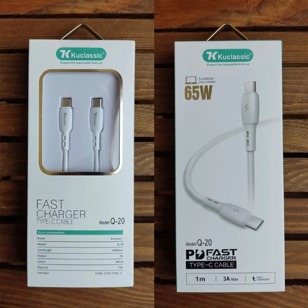 کابل USB-C کوکلاسیک مدل Q20 Galaxy A73 طول یک متر