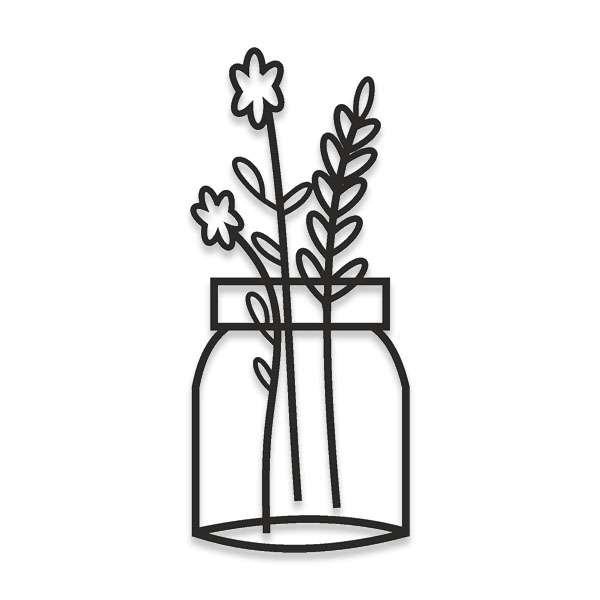 دیوارکوب طرح گلدان کد s300