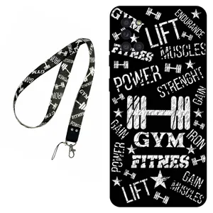 Megafone Gym 0010 Cover For Samsung Galaxy A31 Mobile Neckband