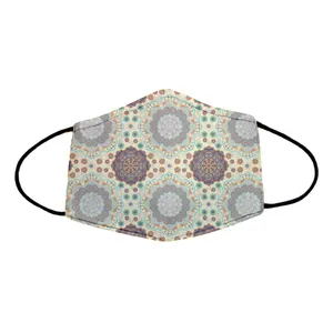 ماسک پارچه ای طرح هندسی کد son53