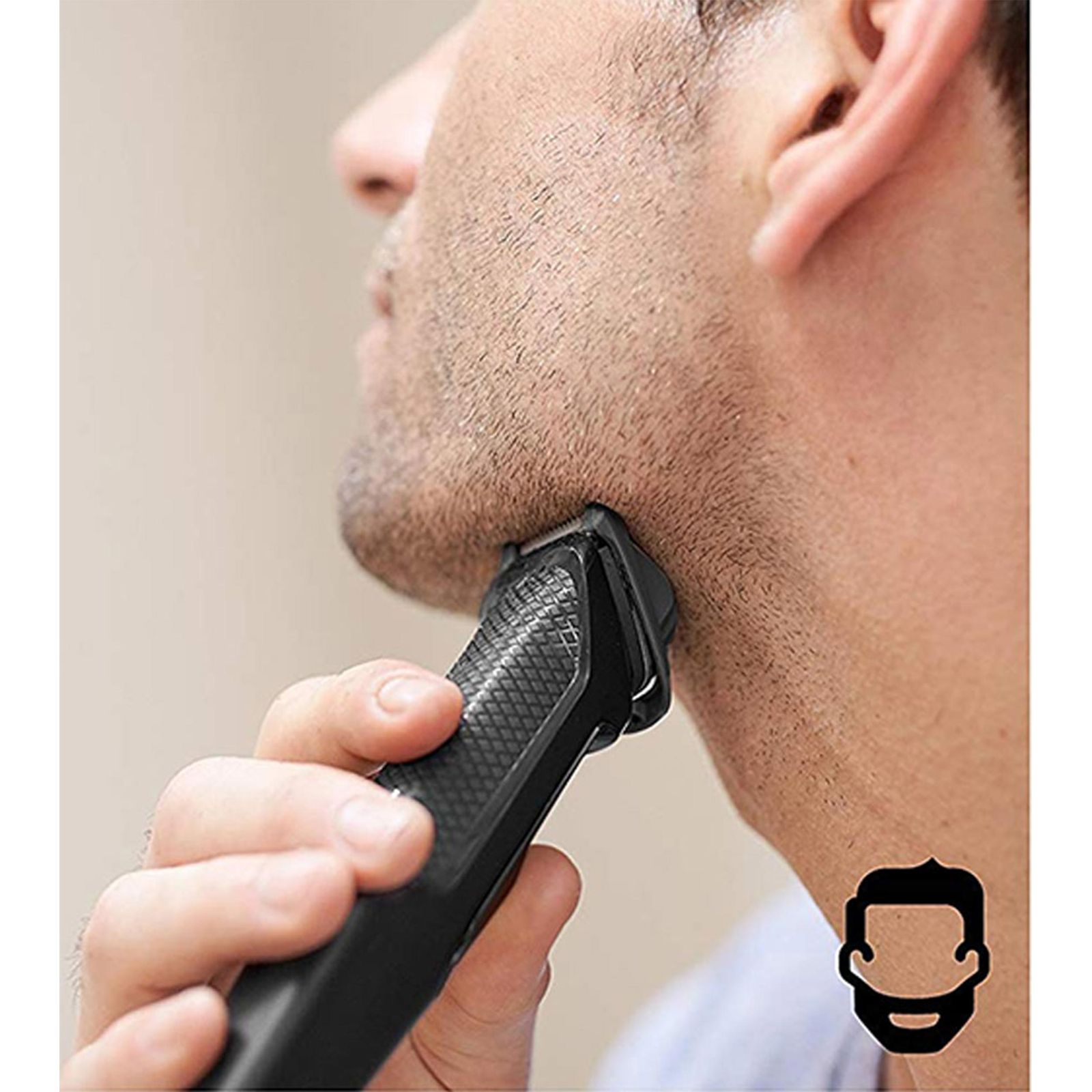 ماشین اصلاح موی سر و صورت فیلیپس سری MG3720 Multigroom مدل 7 در 1،  اصلاح به صورت خط زن و حجم زن، طراحی ارگونومیک، منبع انرژی با باتری، تکنولوژی اصلاح به صورت برش مستقیم، مدت زمان شارژ 960 دقیقه و مدت زمان استفاده پس از شارژ 60 دقیقه -  - 5
