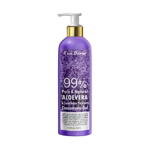 ژل آبرسان صورت و بدن ایوادرم مدل آلوئه ورا و لوندر مناسب برای انواع پوست حجم 250 میلی لیتر