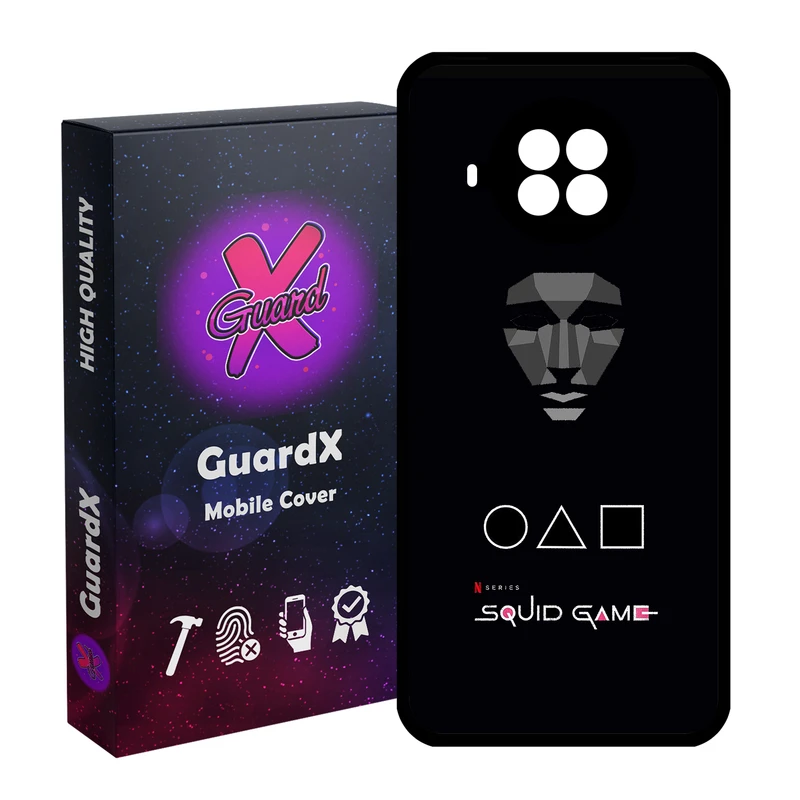 کاور گارد ایکس طرح بازی مرکب مدل Glass10408 مناسب برای گوشی موبایل شیائومی Mi 10T Lite / Mi 10I 5G / Redmi NOTE 9 PRO 5G