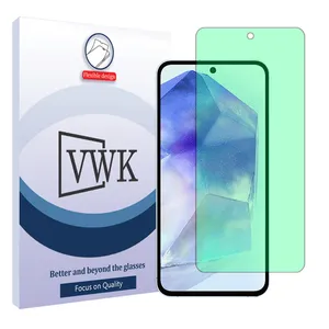 VWK Tough model Green light screen protector suitable for Samsung Galaxy A55 5G mobile phone